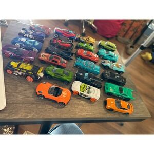 Hot Wheels Matchbox Diecast Car Lot of 23 Mixed Styles Batmobile Sports Cars